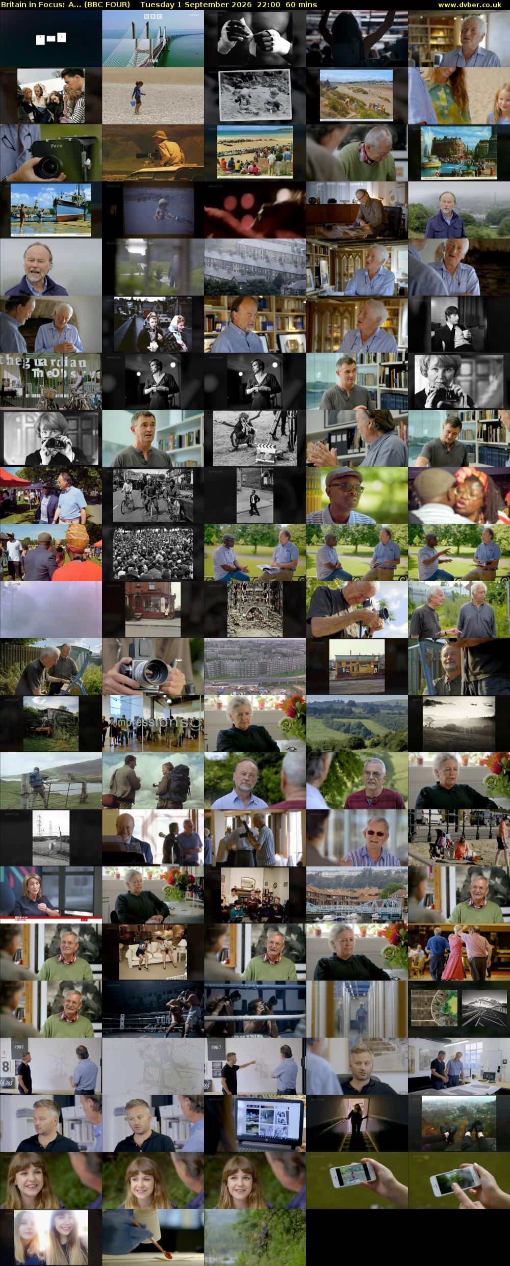 Britain in Focus: A... (BBC FOUR) Tuesday 1 September 2026 22:00 - 23:00