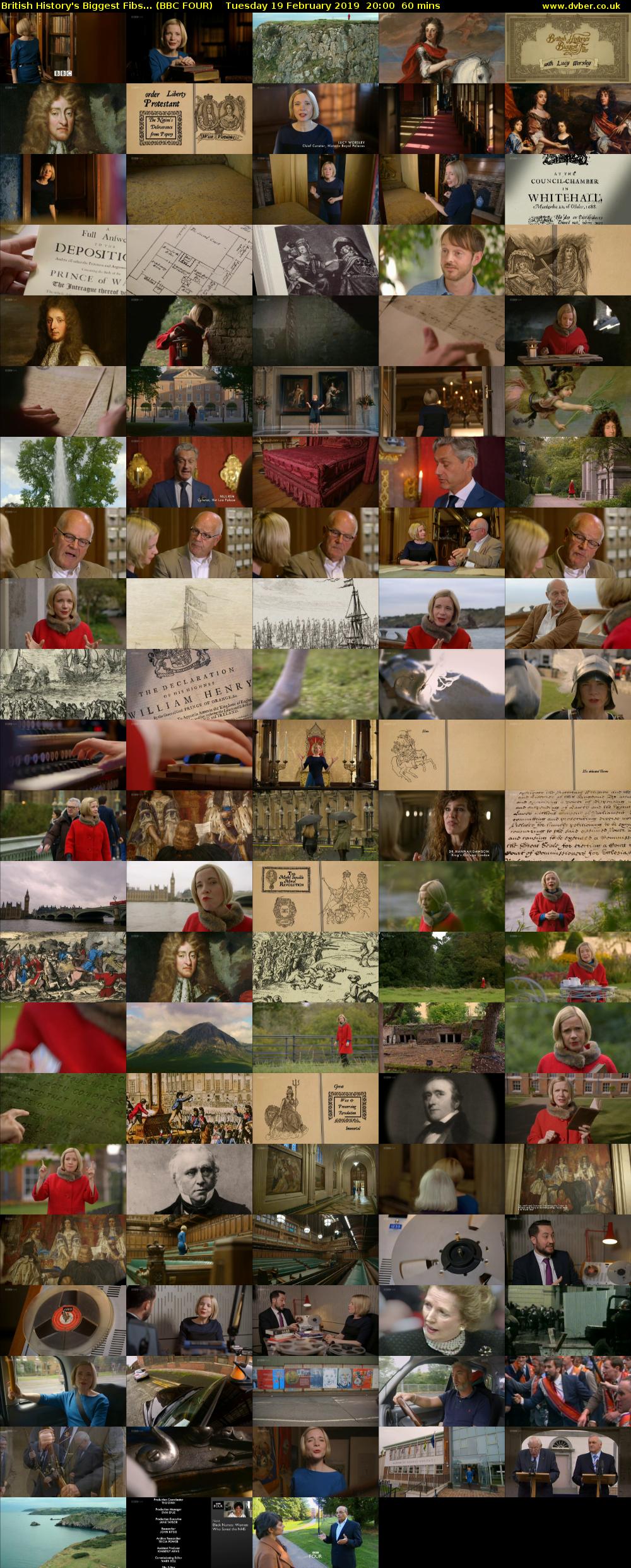 British History's Biggest Fibs... (BBC FOUR) Tuesday 19 February 2019 20:00 - 21:00