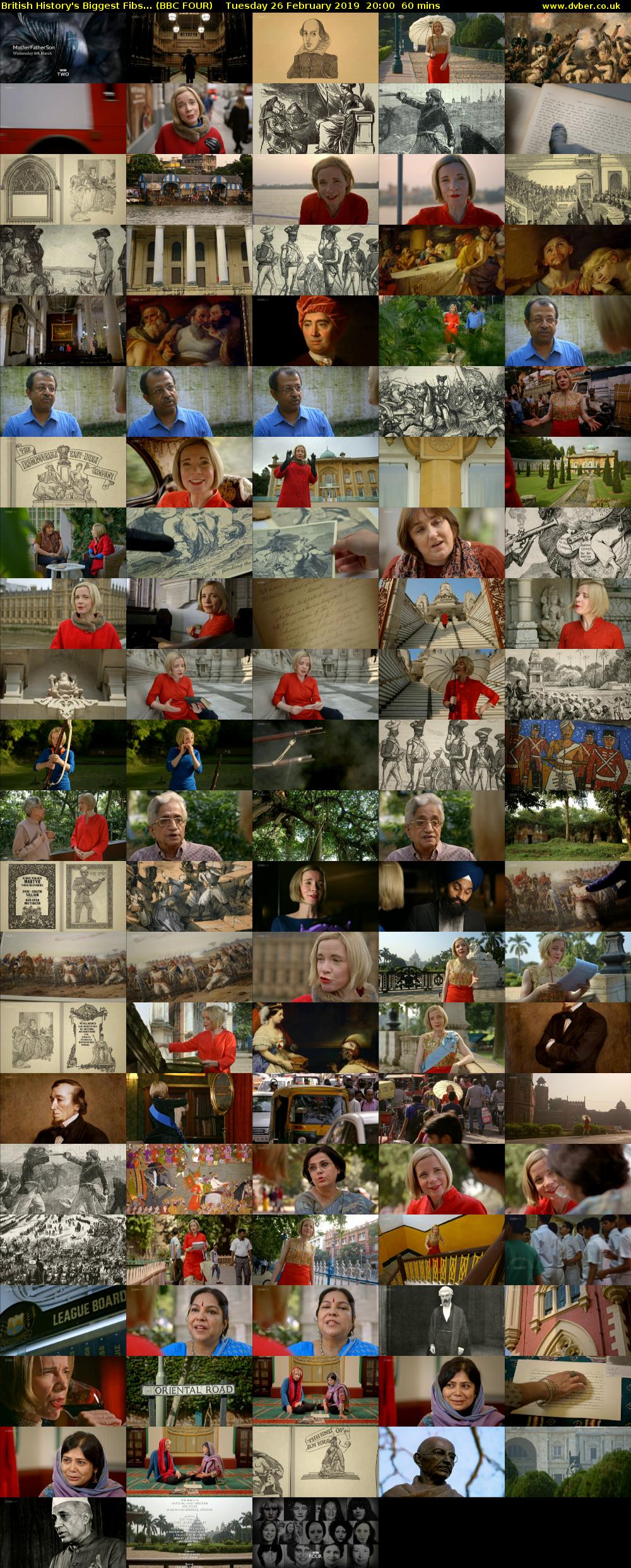 British History's Biggest Fibs... (BBC FOUR) Tuesday 26 February 2019 20:00 - 21:00