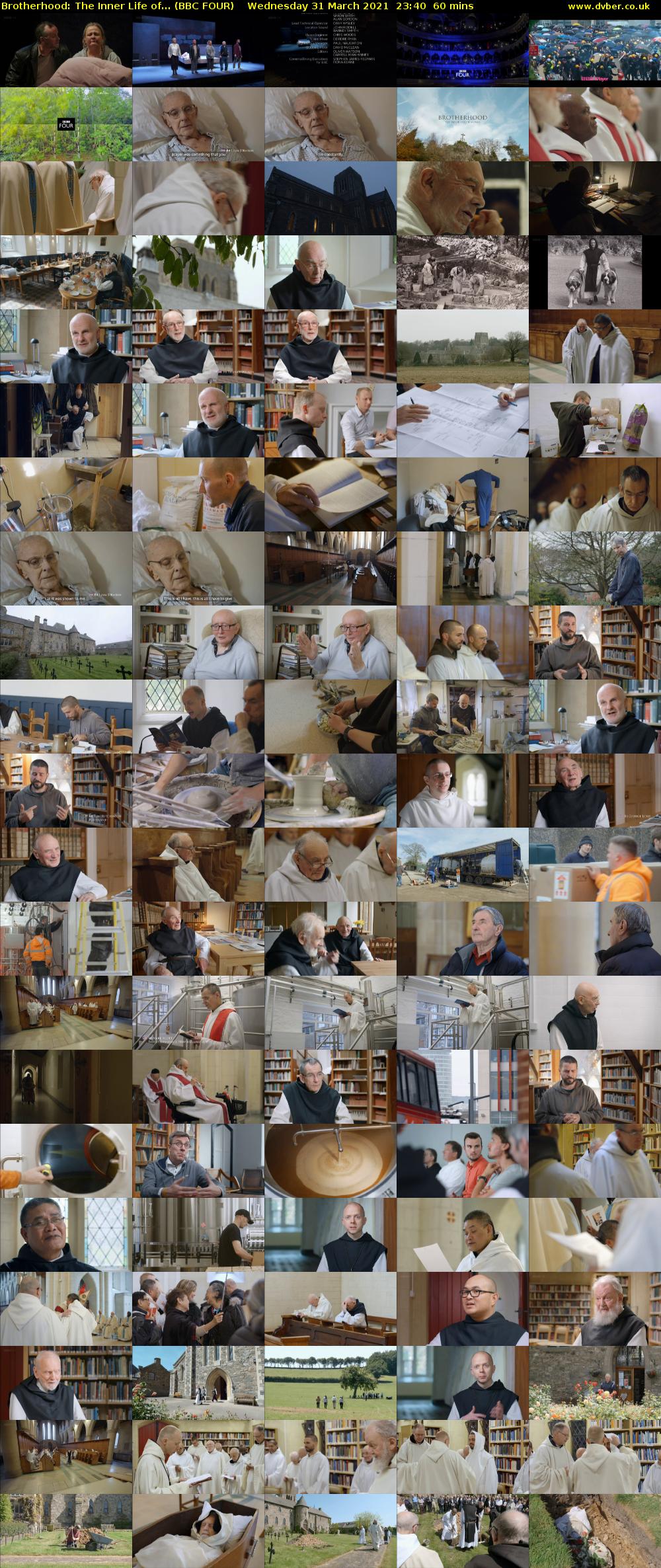 Brotherhood: The Inner Life of... (BBC FOUR) Wednesday 31 March 2021 23:40 - 00:40