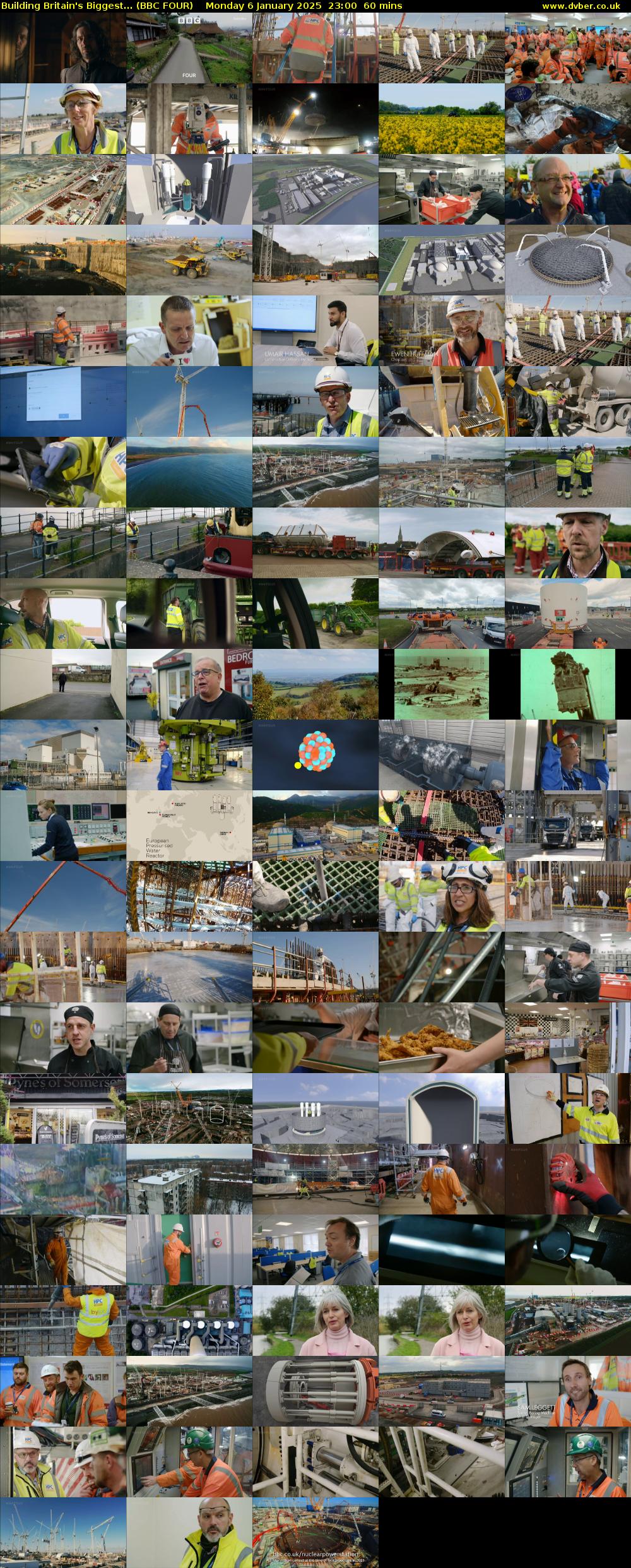 Building Britain's Biggest... (BBC FOUR) Monday 6 January 2025 23:00 - 00:00