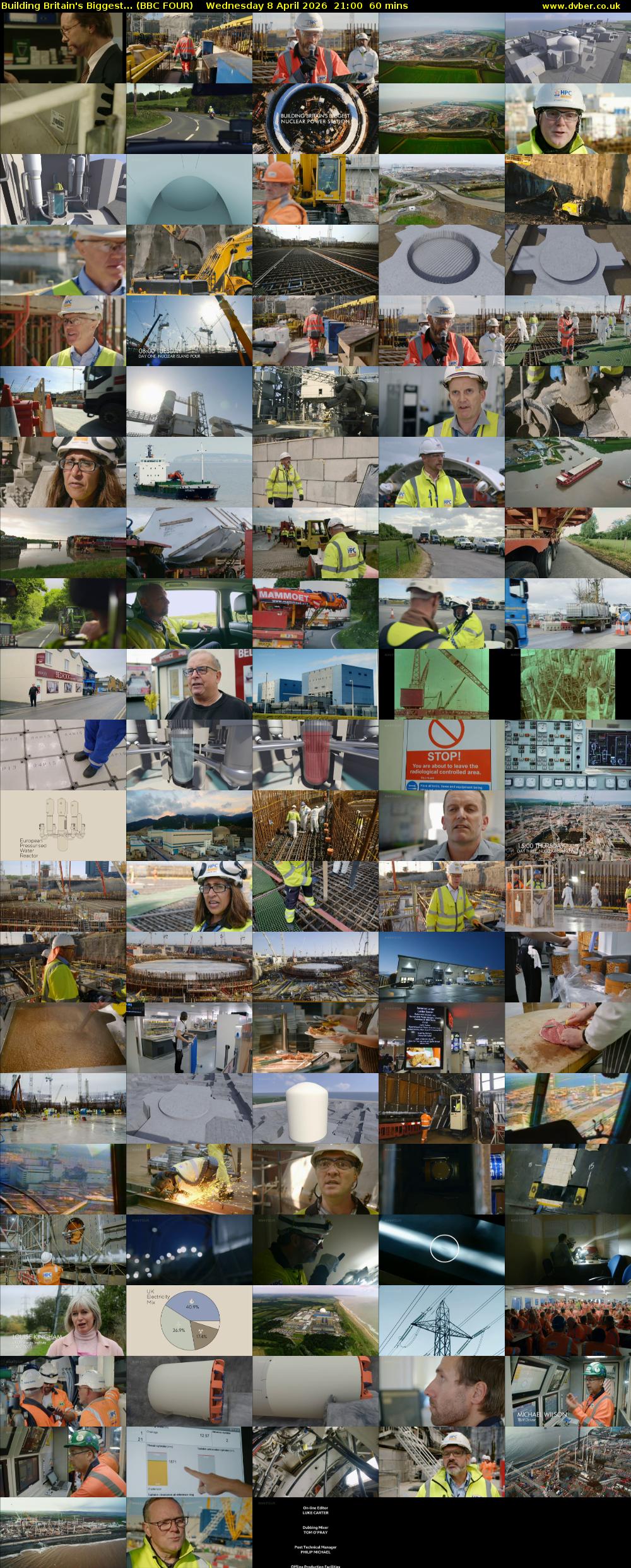 Building Britain's Biggest... (BBC FOUR) Wednesday 8 April 2026 21:00 - 22:00