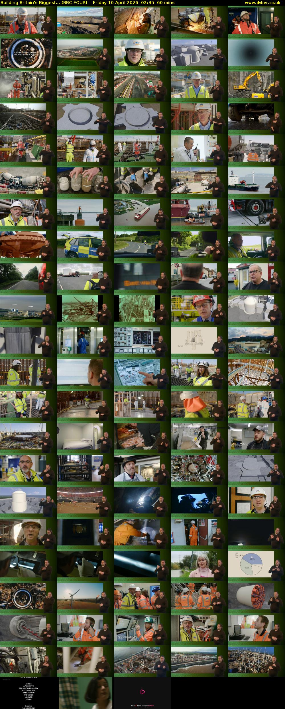 Building Britain's Biggest... (BBC FOUR) Friday 10 April 2026 02:35 - 03:35