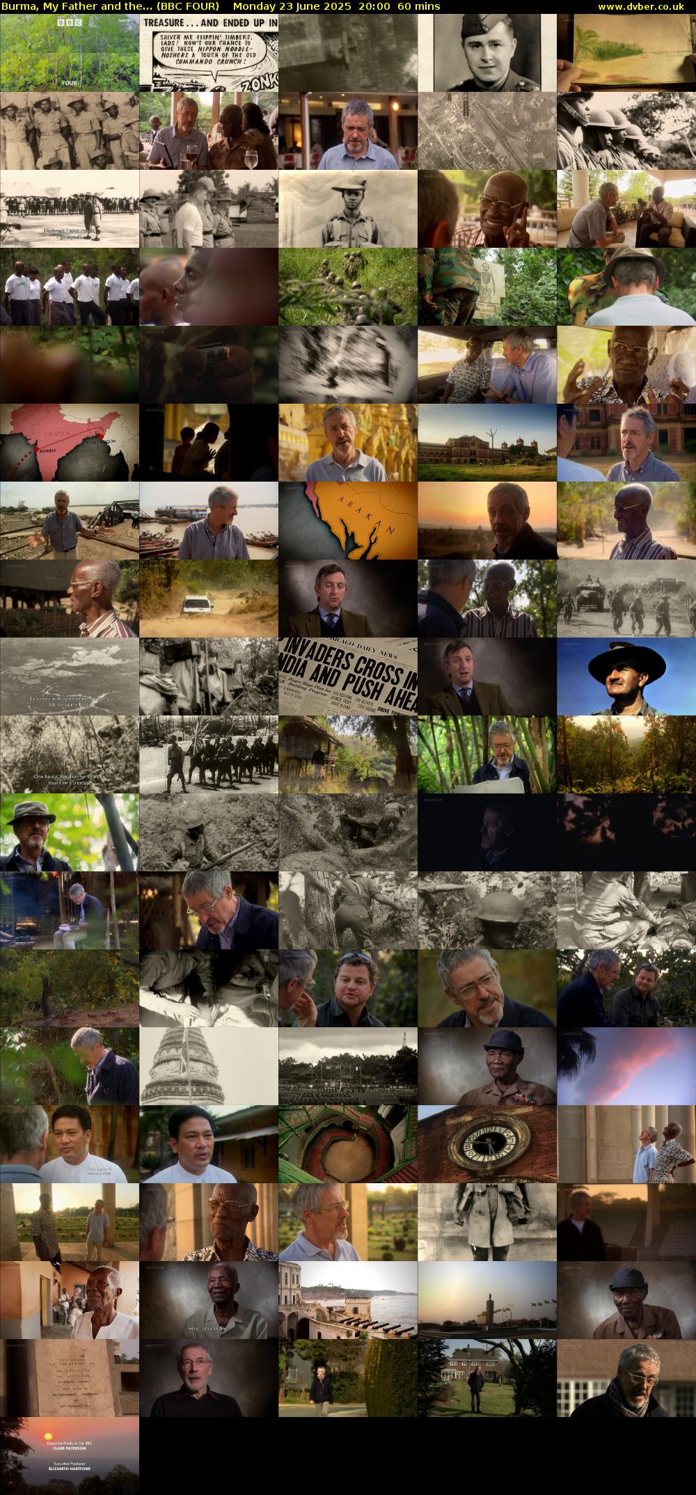 Burma, My Father and the... (BBC FOUR) Monday 23 June 2025 20:00 - 21:00