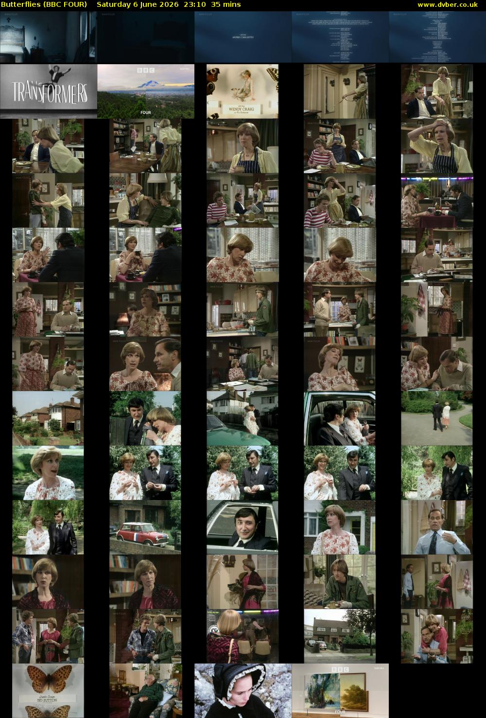 Butterflies (BBC FOUR) Saturday 6 June 2026 23:10 - 23:45