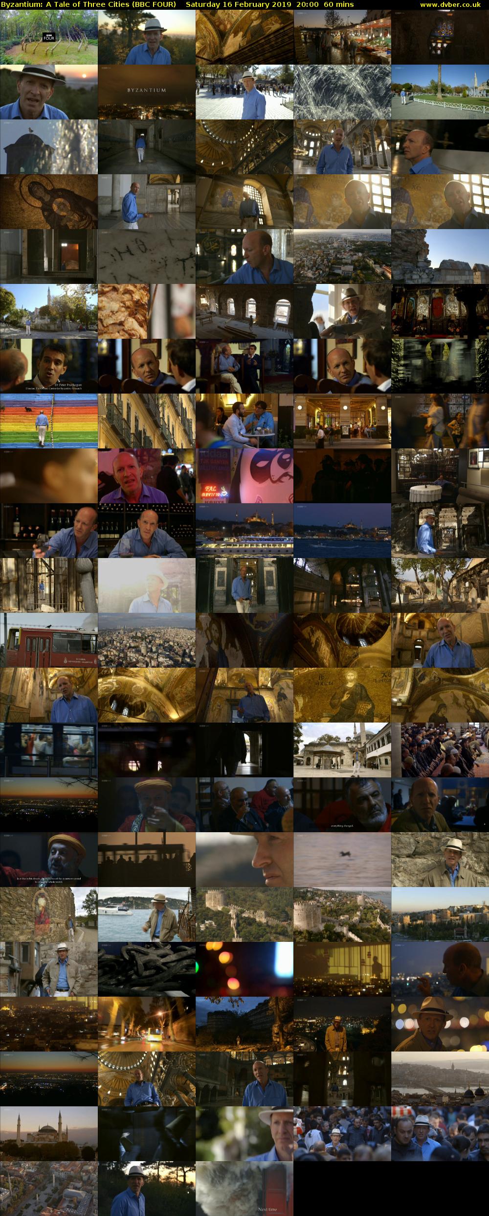 Byzantium: A Tale of Three Cities (BBC FOUR) Saturday 16 February 2019 20:00 - 21:00
