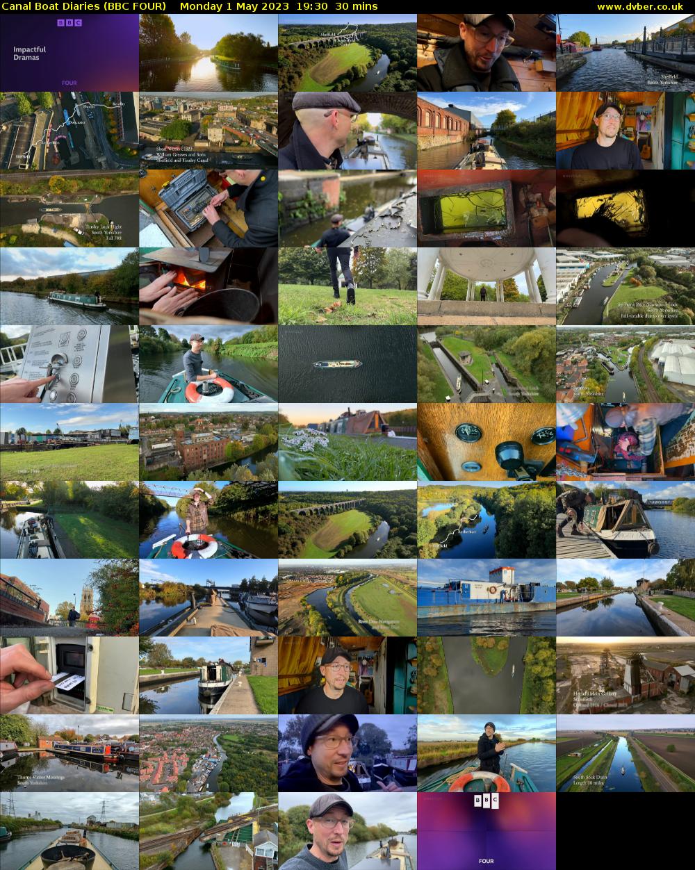 Canal Boat Diaries (BBC FOUR) Monday 1 May 2023 19:30 - 20:00