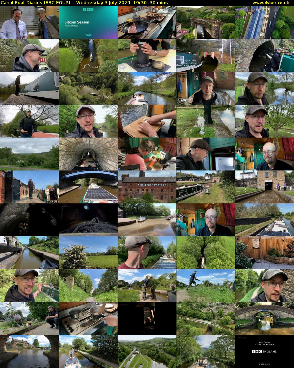 Canal Boat Diaries (BBC FOUR) Wednesday 3 July 2024 19:30 - 20:00