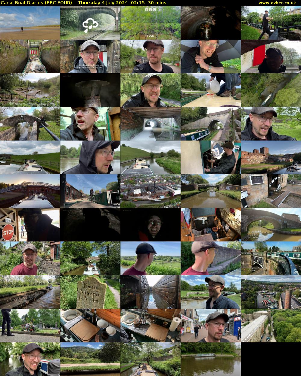 Canal Boat Diaries (BBC FOUR) Thursday 4 July 2024 02:15 - 02:45