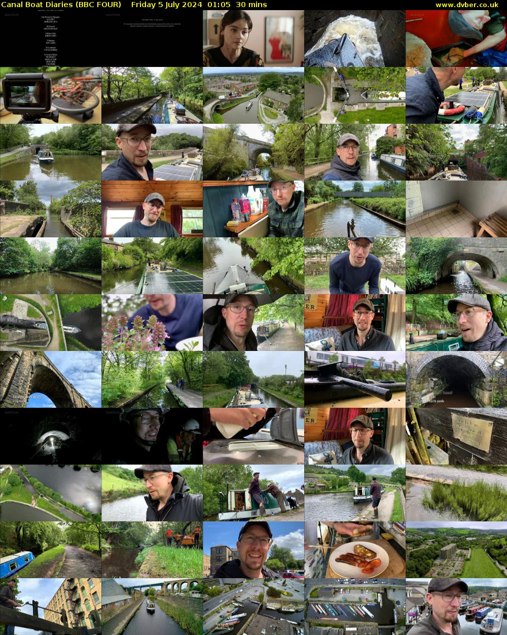 Canal Boat Diaries (BBC FOUR) Friday 5 July 2024 01:05 - 01:35