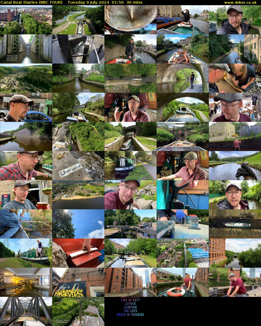 Canal Boat Diaries (BBC FOUR) Tuesday 9 July 2024 01:50 - 02:20
