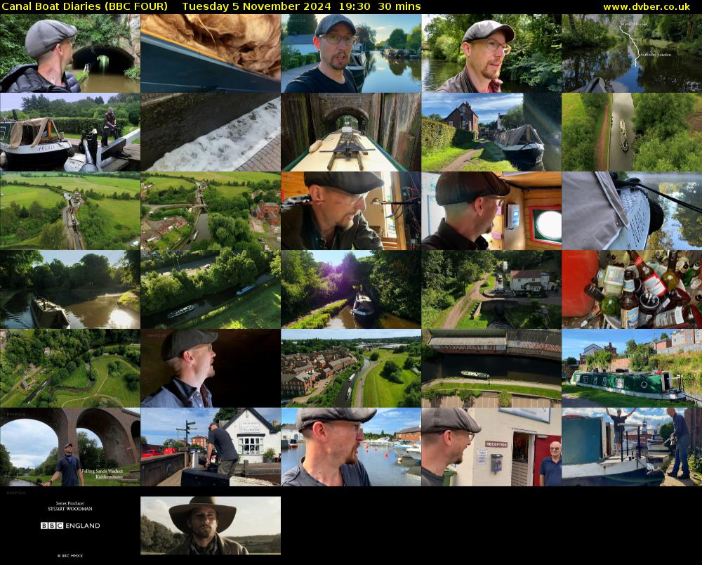 Canal Boat Diaries (BBC FOUR) Tuesday 5 November 2024 19:30 - 20:00