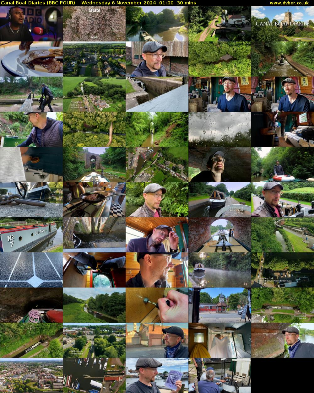 Canal Boat Diaries (BBC FOUR) Wednesday 6 November 2024 01:00 - 01:30