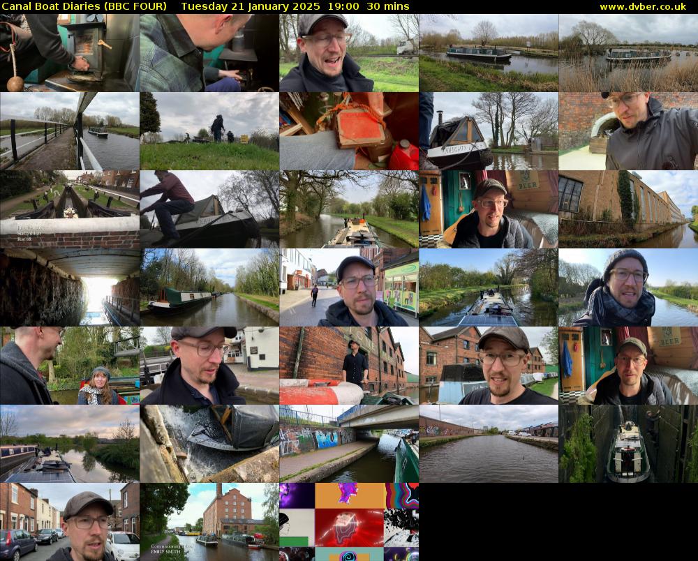 Canal Boat Diaries (BBC FOUR) Tuesday 21 January 2025 19:00 - 19:30
