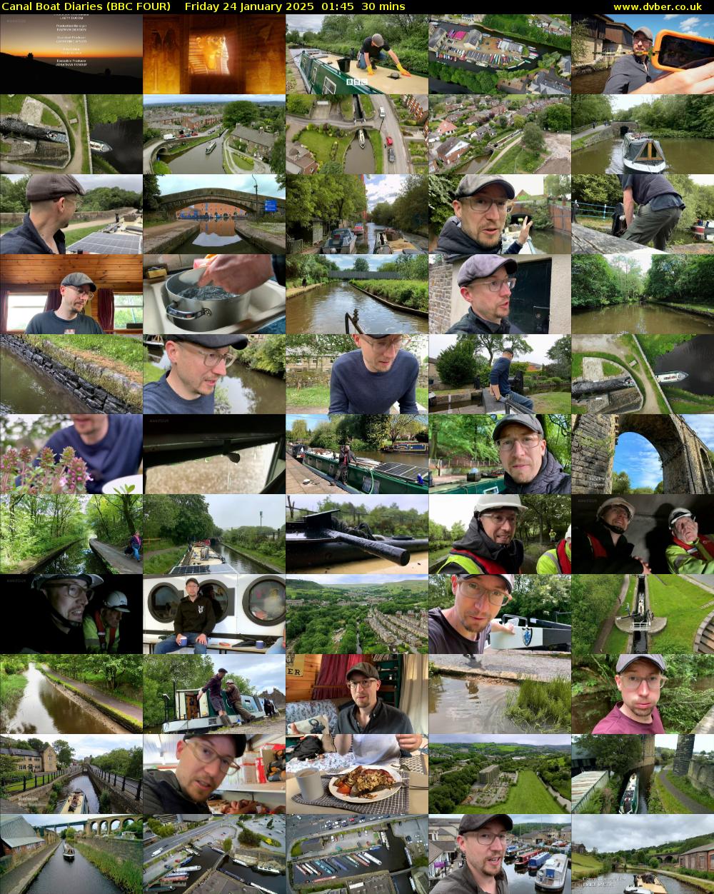 Canal Boat Diaries (BBC FOUR) Friday 24 January 2025 01:45 - 02:15