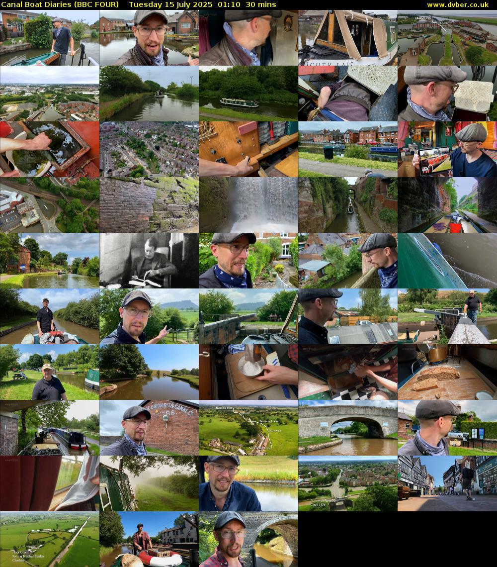 Canal Boat Diaries (BBC FOUR) Tuesday 15 July 2025 01:10 - 01:40