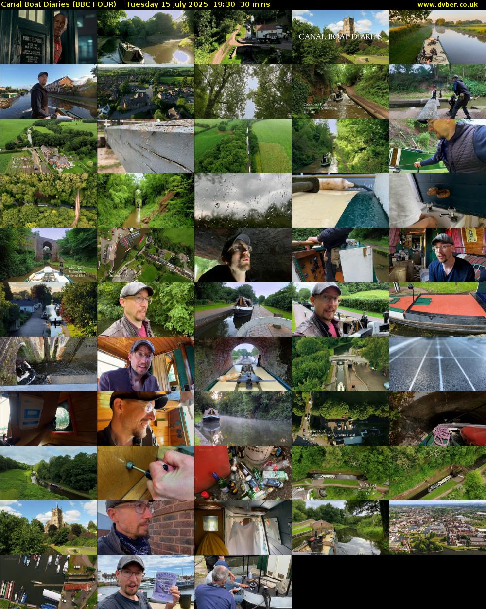 Canal Boat Diaries (BBC FOUR) Tuesday 15 July 2025 19:30 - 20:00