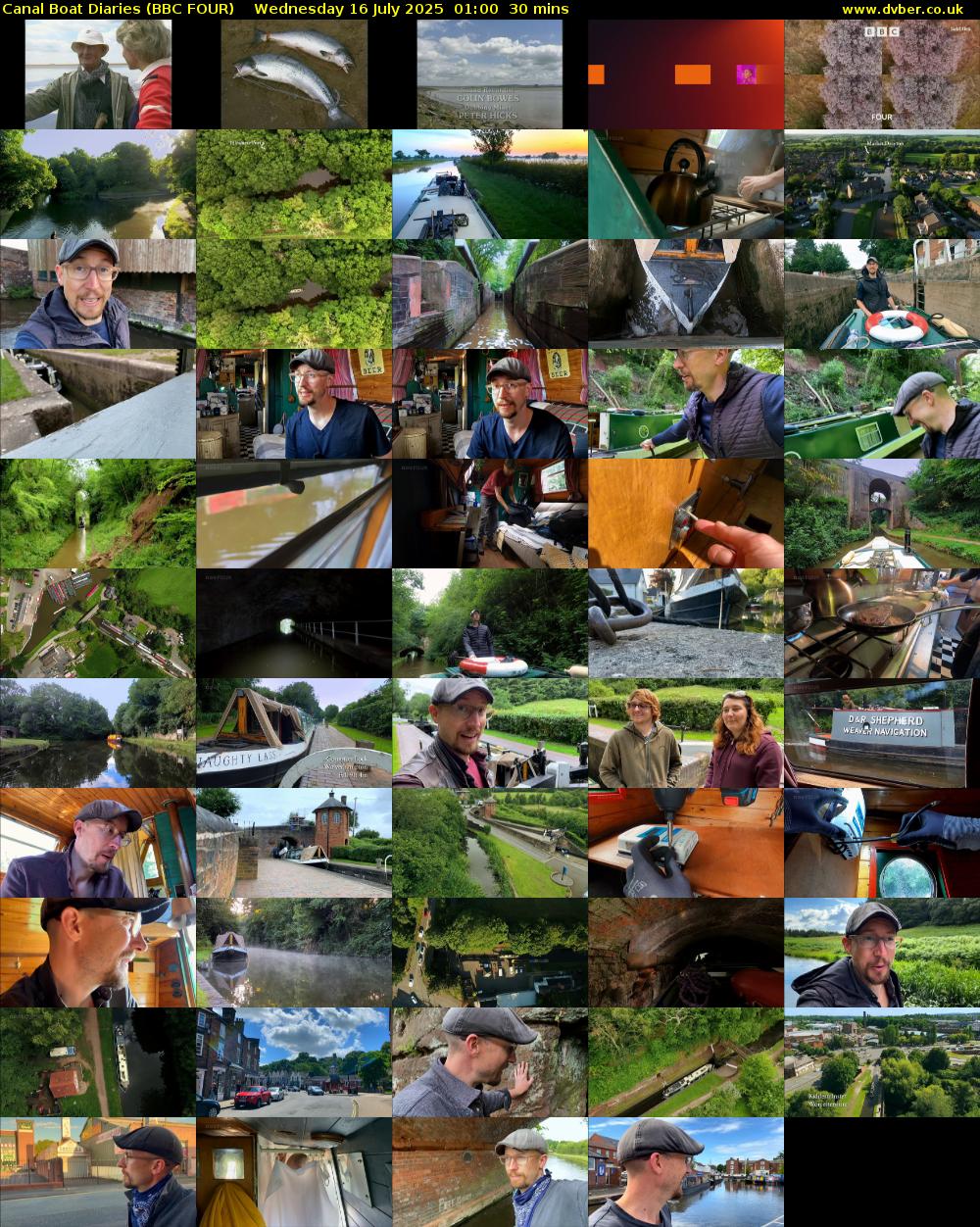 Canal Boat Diaries (BBC FOUR) Wednesday 16 July 2025 01:00 - 01:30