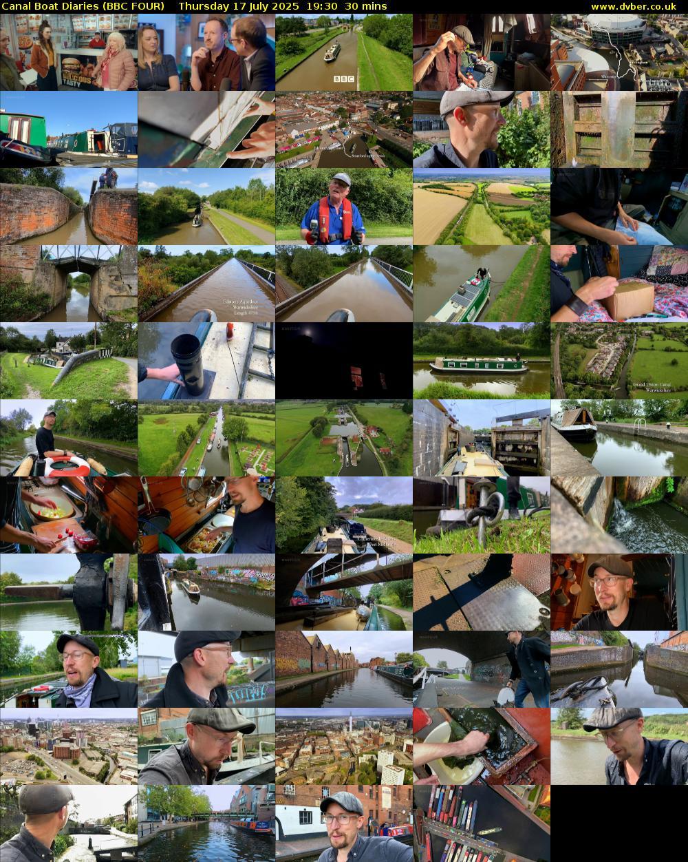 Canal Boat Diaries (BBC FOUR) Thursday 17 July 2025 19:30 - 20:00