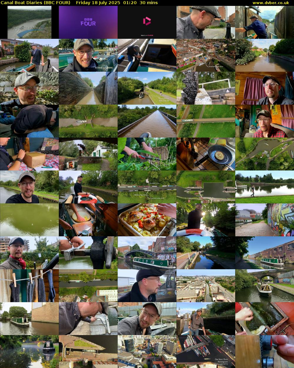 Canal Boat Diaries (BBC FOUR) Friday 18 July 2025 01:20 - 01:50