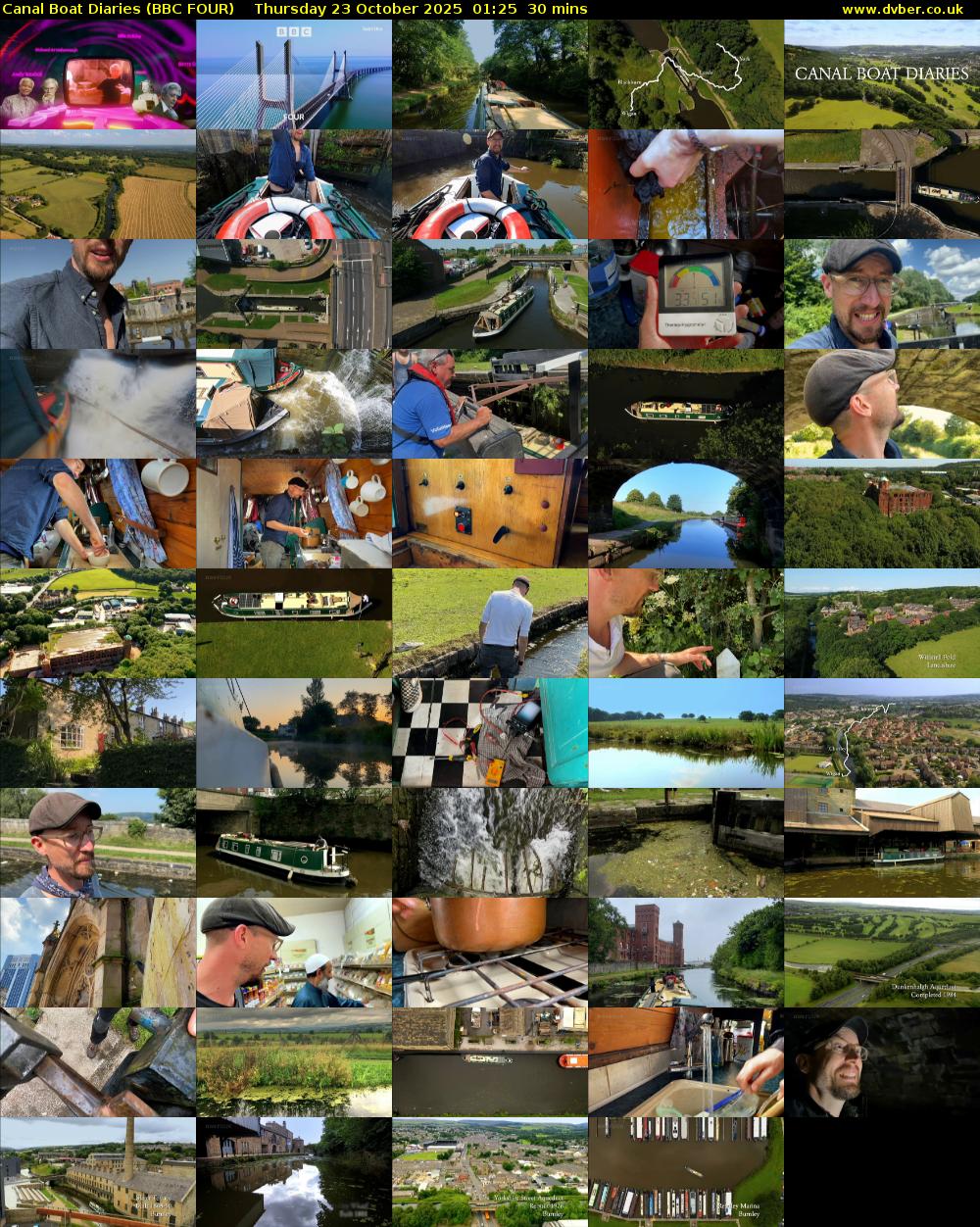Canal Boat Diaries (BBC FOUR) Thursday 23 October 2025 01:25 - 01:55