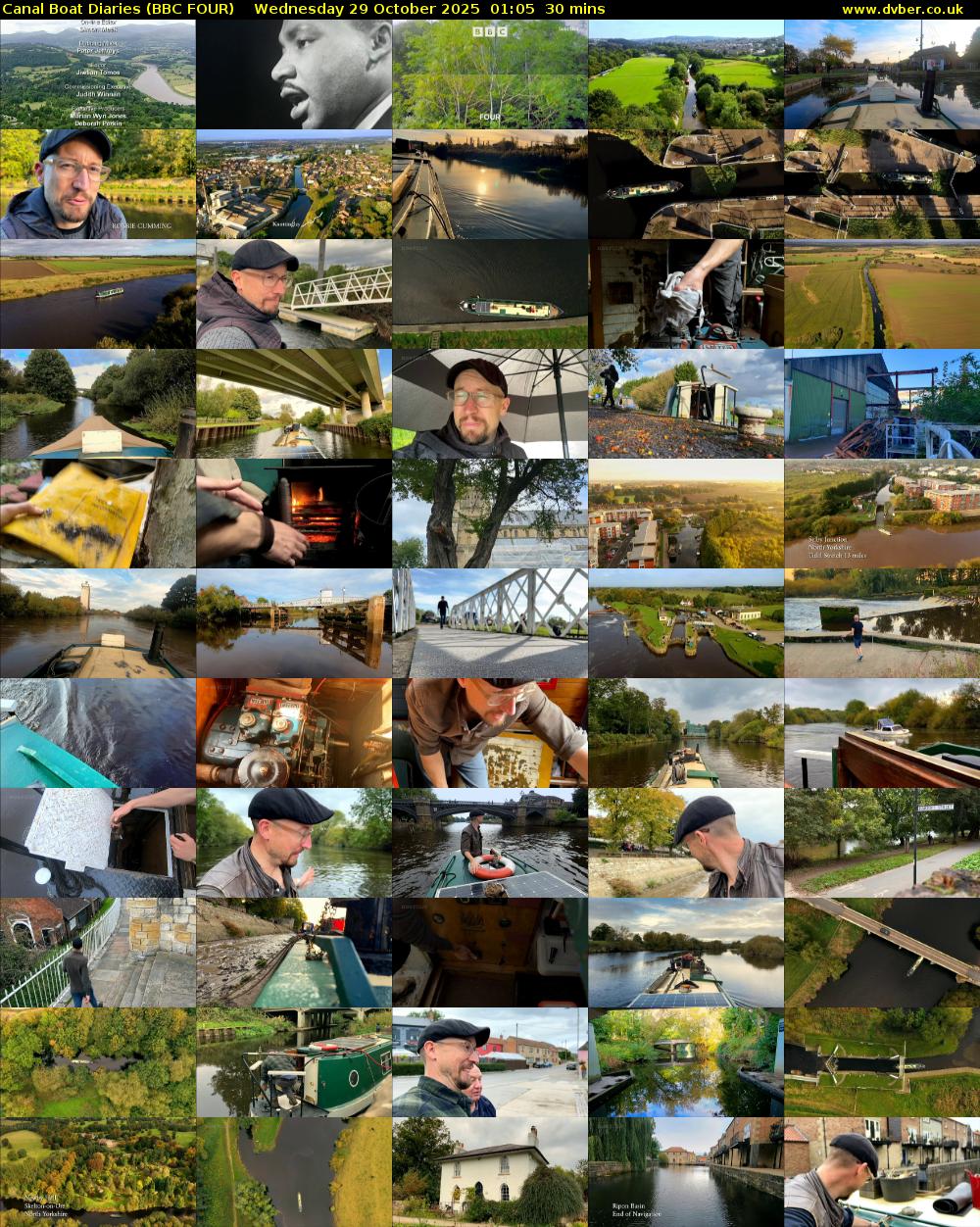 Canal Boat Diaries (BBC FOUR) Wednesday 29 October 2025 01:05 - 01:35