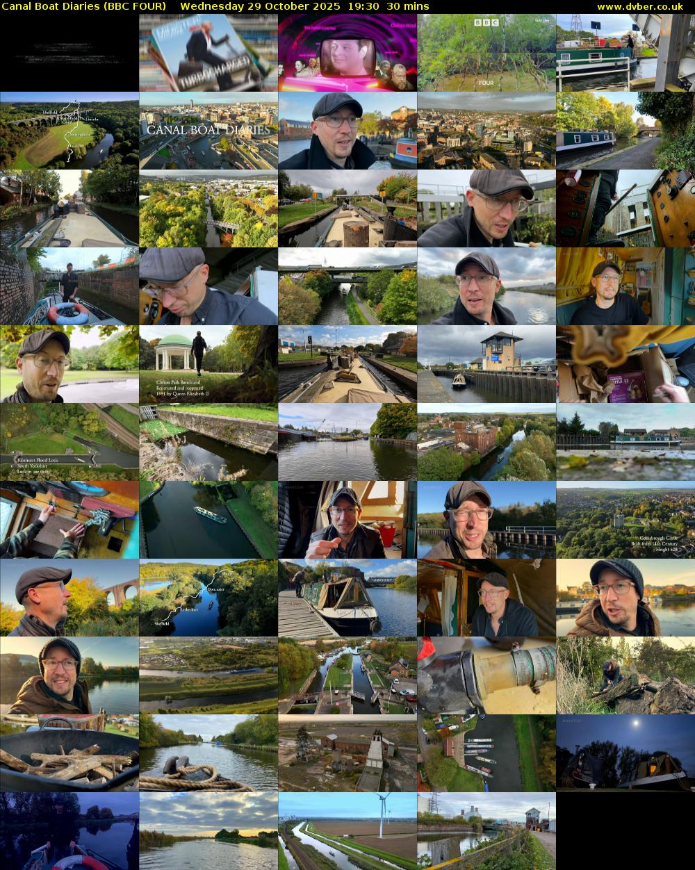 Canal Boat Diaries (BBC FOUR) Wednesday 29 October 2025 19:30 - 20:00