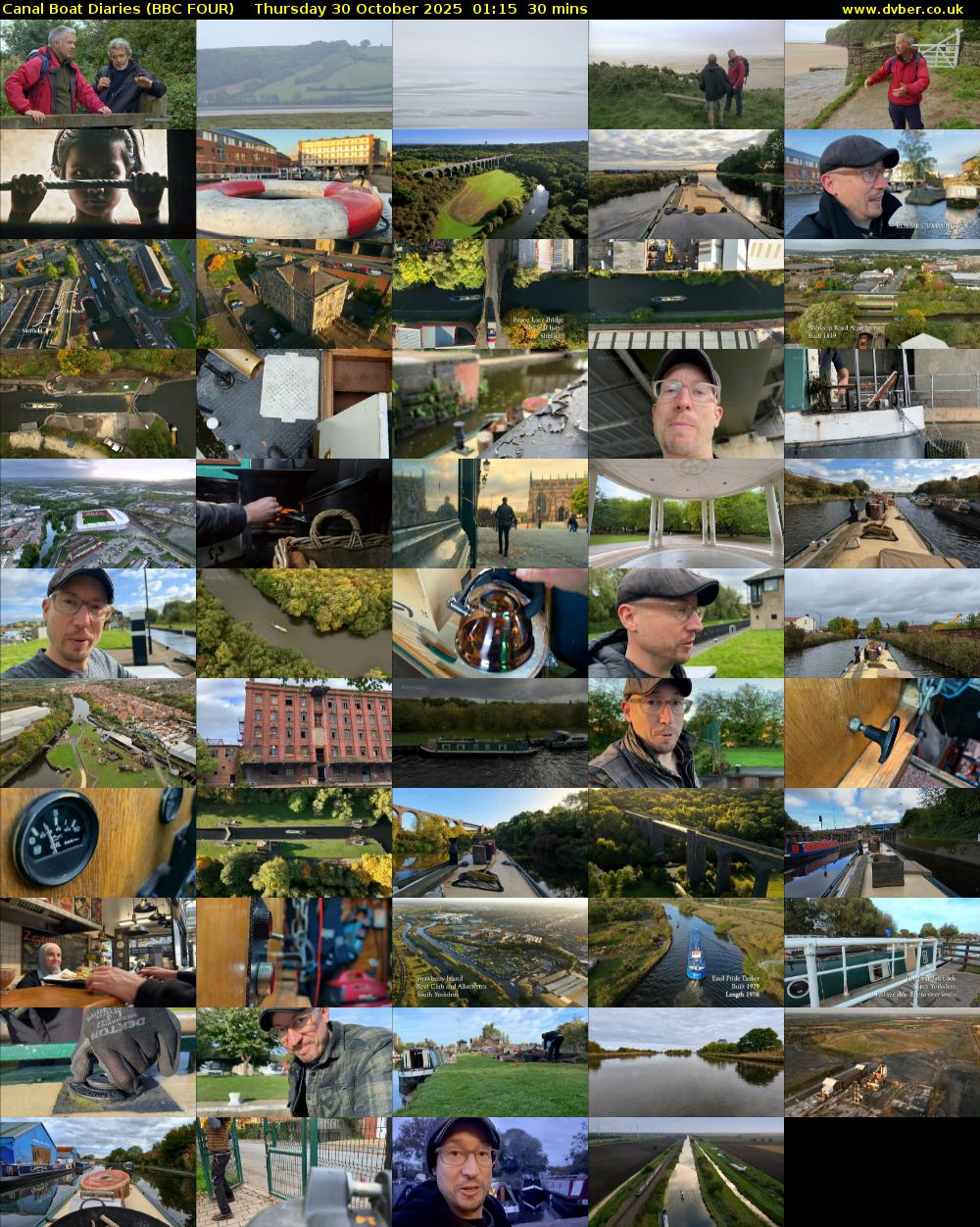 Canal Boat Diaries (BBC FOUR) Thursday 30 October 2025 01:15 - 01:45