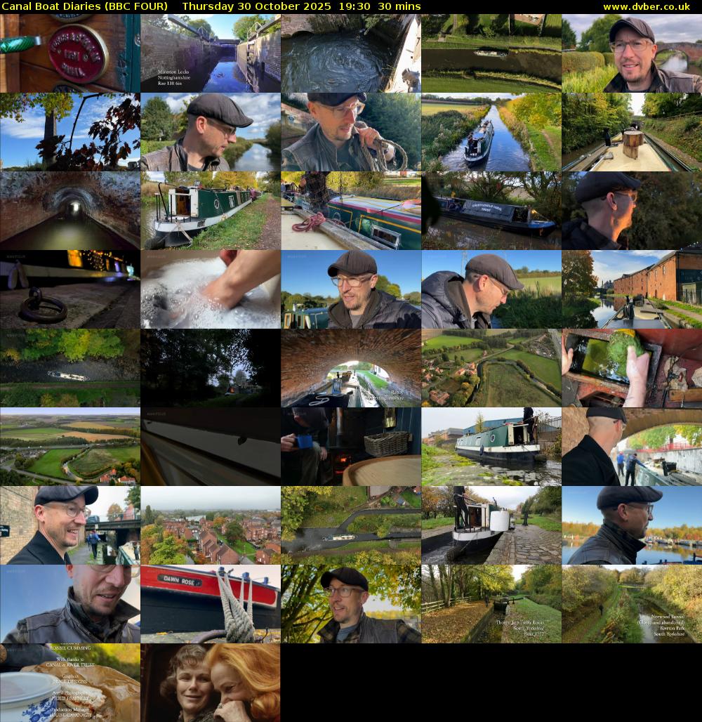 Canal Boat Diaries (BBC FOUR) Thursday 30 October 2025 19:30 - 20:00