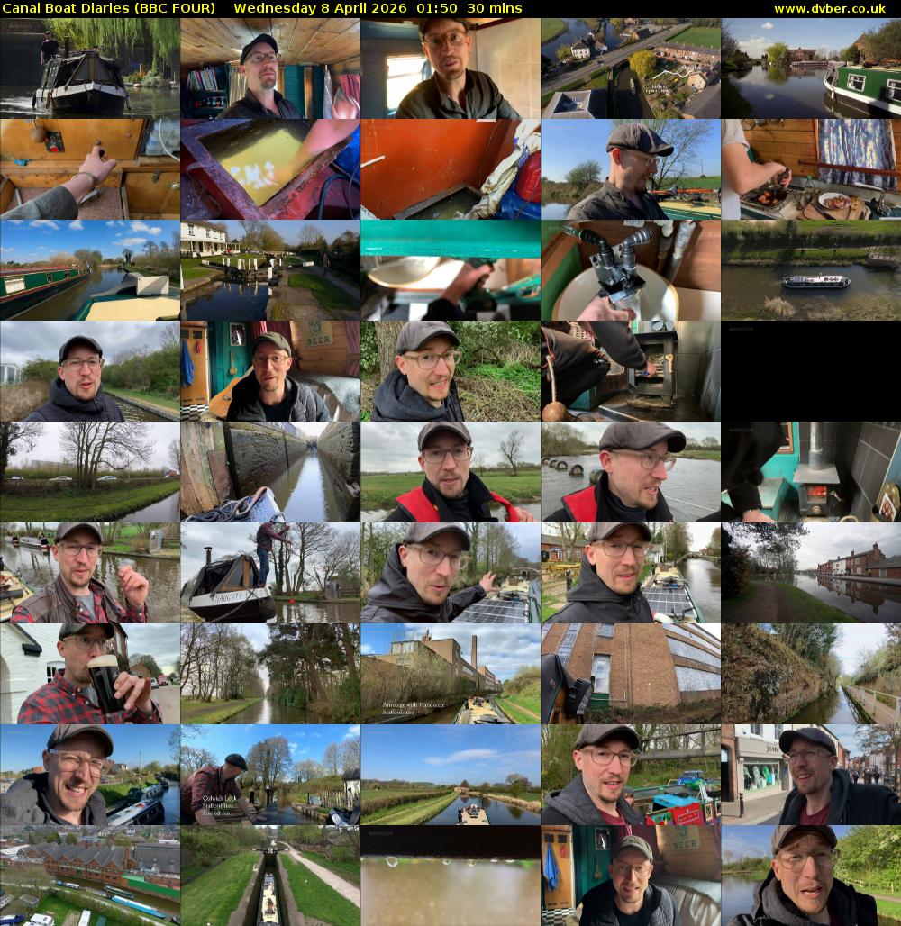Canal Boat Diaries (BBC FOUR) Wednesday 8 April 2026 01:50 - 02:20