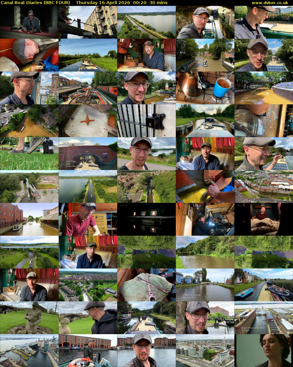 Canal Boat Diaries (BBC FOUR) Thursday 16 April 2026 00:20 - 00:50
