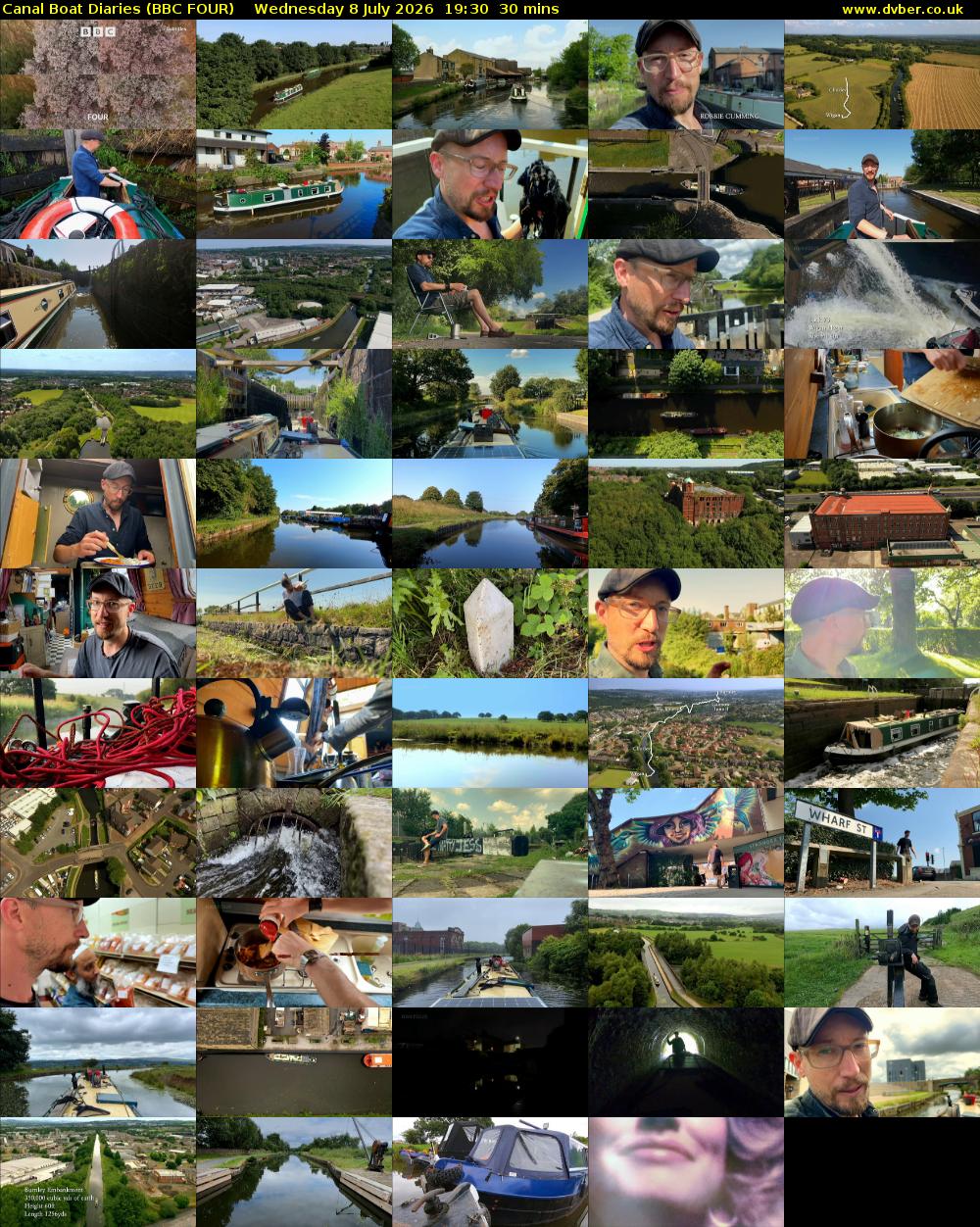 Canal Boat Diaries (BBC FOUR) Wednesday 8 July 2026 19:30 - 20:00