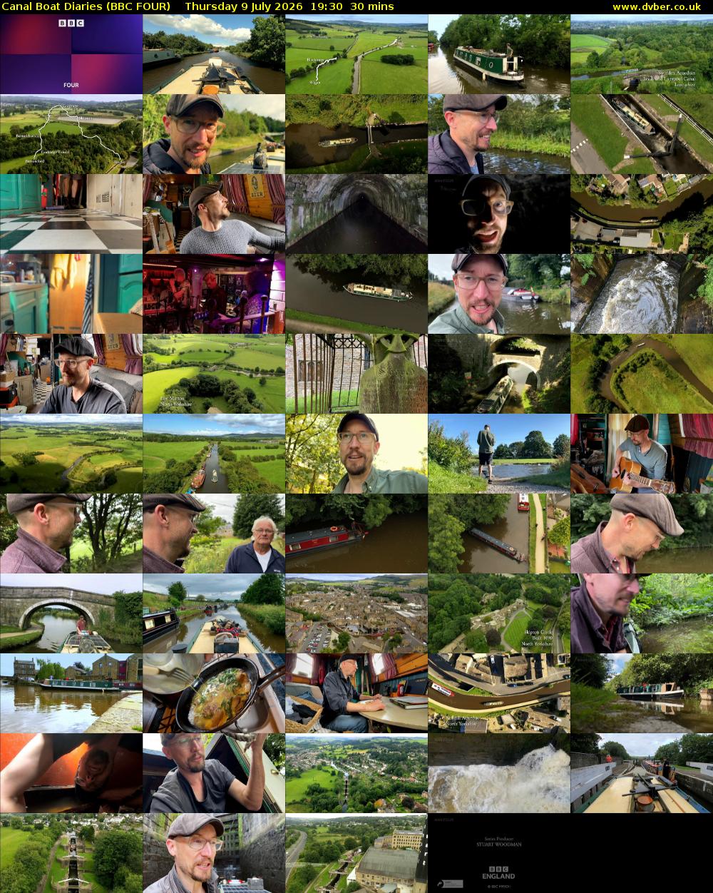 Canal Boat Diaries (BBC FOUR) Thursday 9 July 2026 19:30 - 20:00
