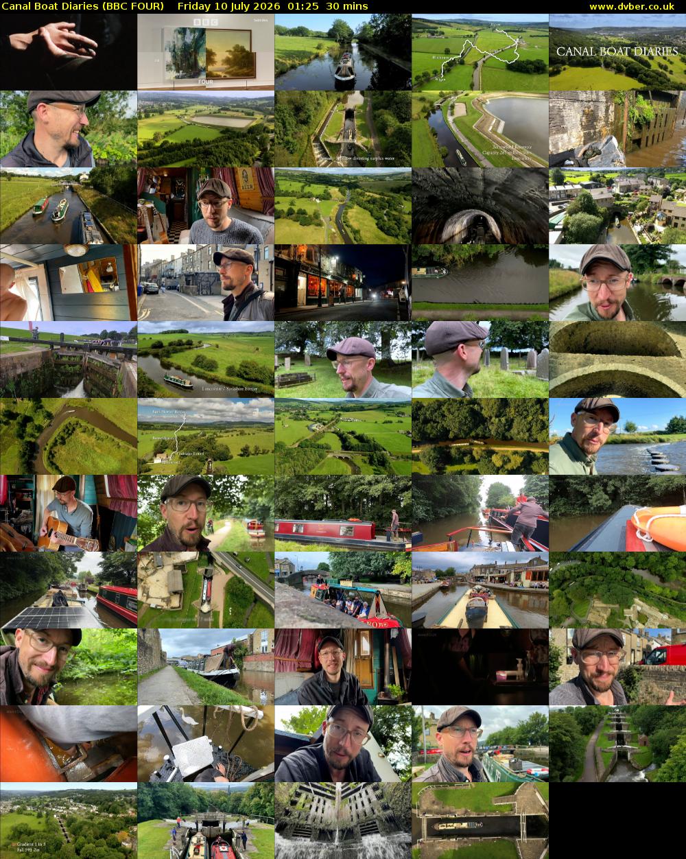 Canal Boat Diaries (BBC FOUR) Friday 10 July 2026 01:25 - 01:55