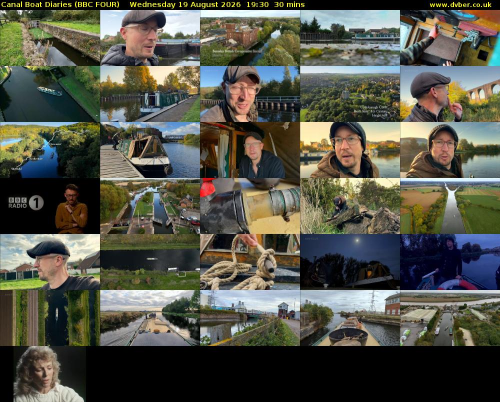 Canal Boat Diaries (BBC FOUR) Wednesday 19 August 2026 19:30 - 20:00
