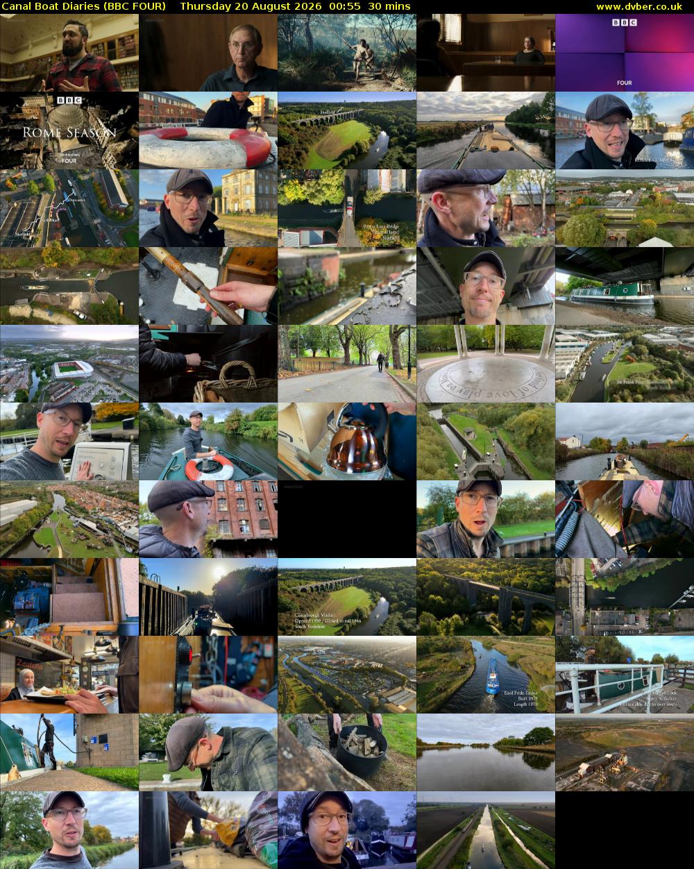 Canal Boat Diaries (BBC FOUR) Thursday 20 August 2026 00:55 - 01:25