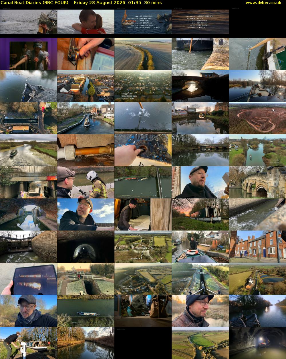 Canal Boat Diaries (BBC FOUR) Friday 28 August 2026 01:35 - 02:05