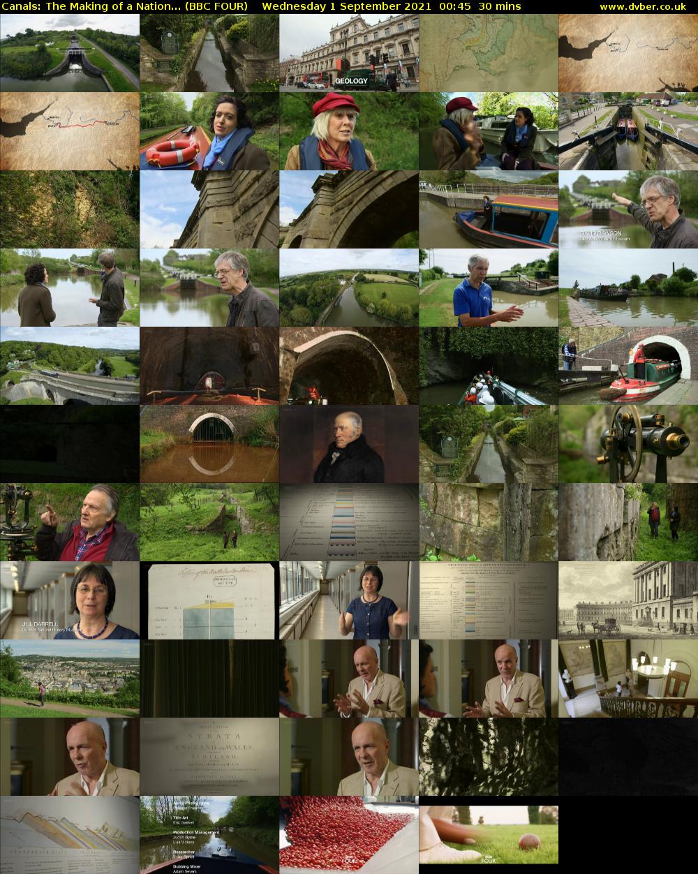 Canals: The Making of a Nation... (BBC FOUR) Wednesday 1 September 2021 00:45 - 01:15