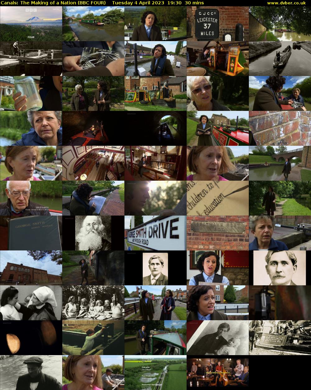 Canals: The Making of a Nation (BBC FOUR) Tuesday 4 April 2023 19:30 - 20:00