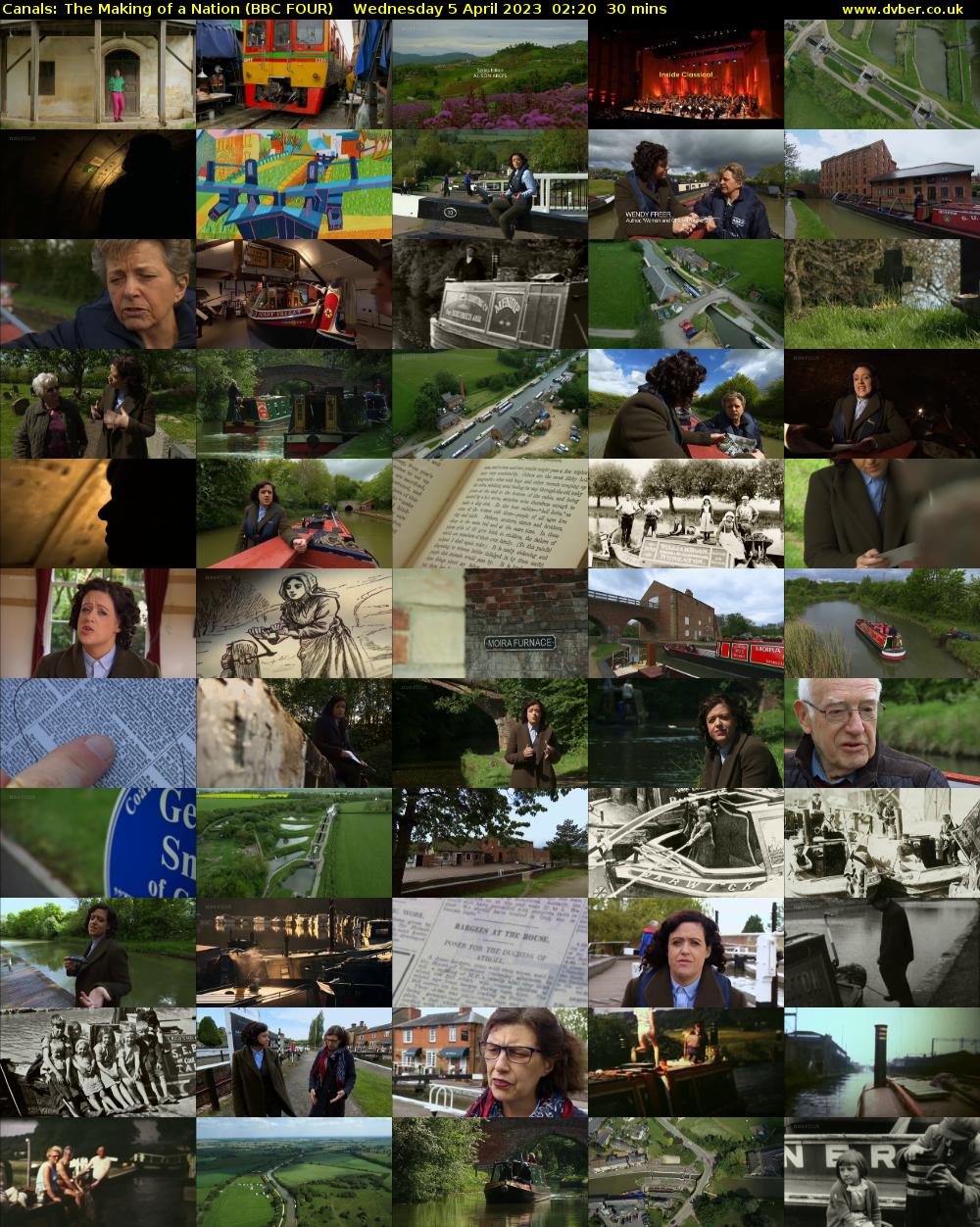 Canals: The Making of a Nation (BBC FOUR) Wednesday 5 April 2023 02:20 - 02:50