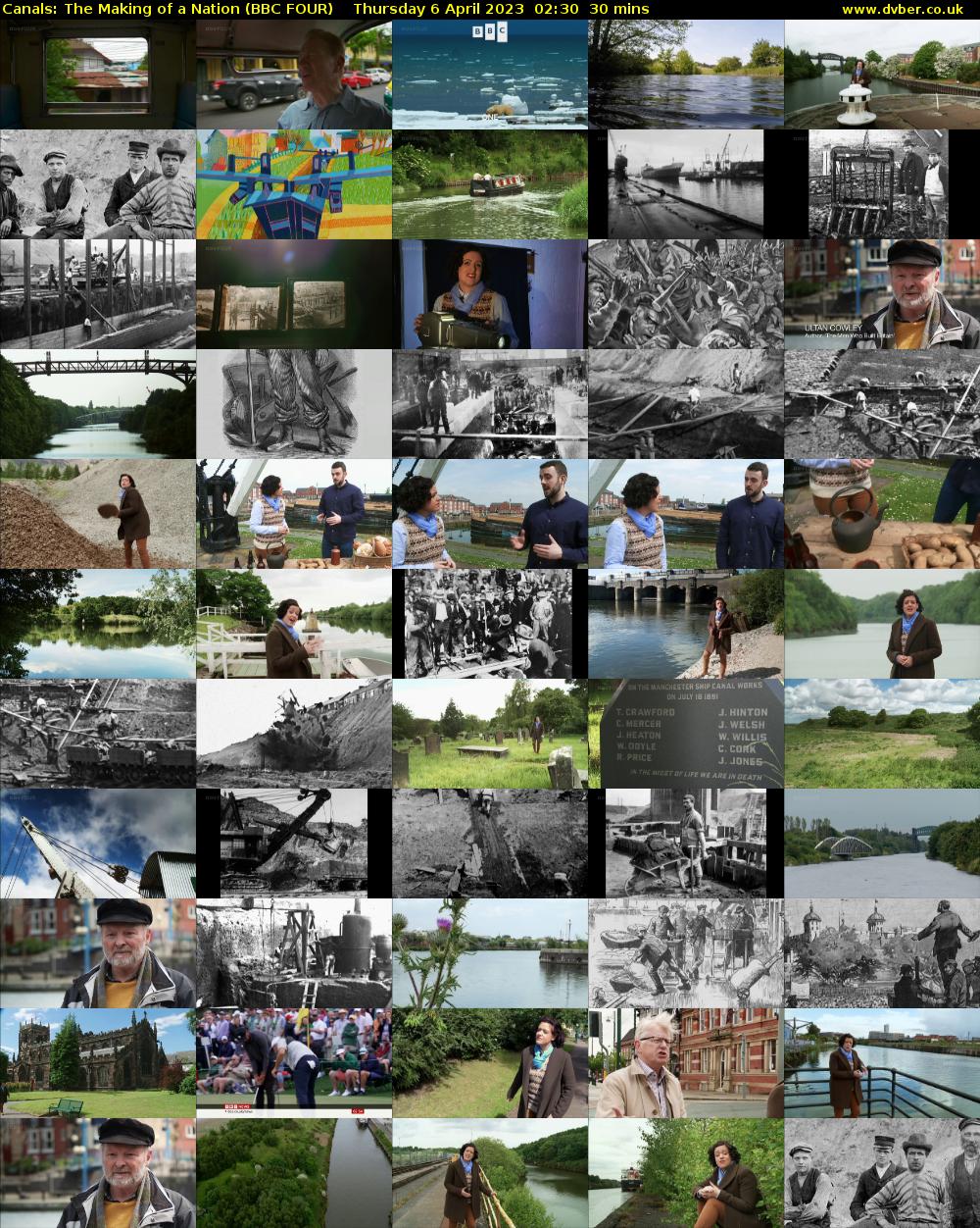 Canals: The Making of a Nation (BBC FOUR) Thursday 6 April 2023 02:30 - 03:00