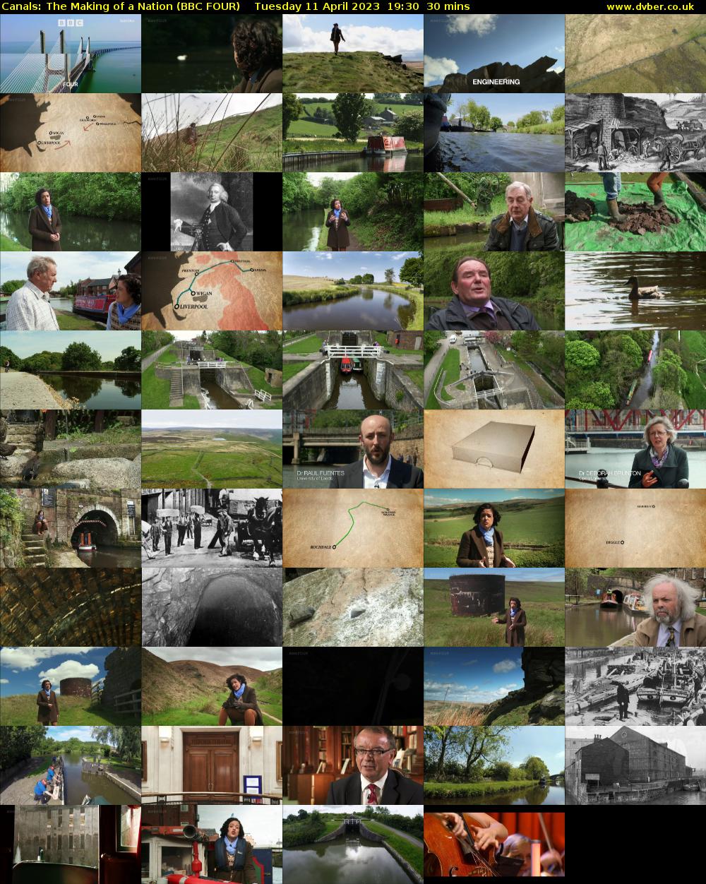 Canals: The Making of a Nation (BBC FOUR) Tuesday 11 April 2023 19:30 - 20:00