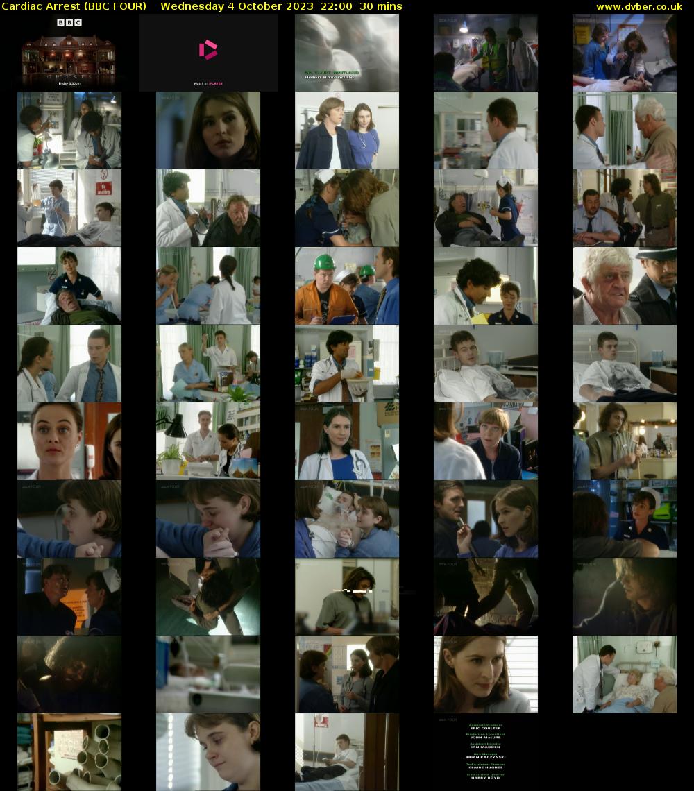 Cardiac Arrest (BBC FOUR) Wednesday 4 October 2023 22:00 - 22:30