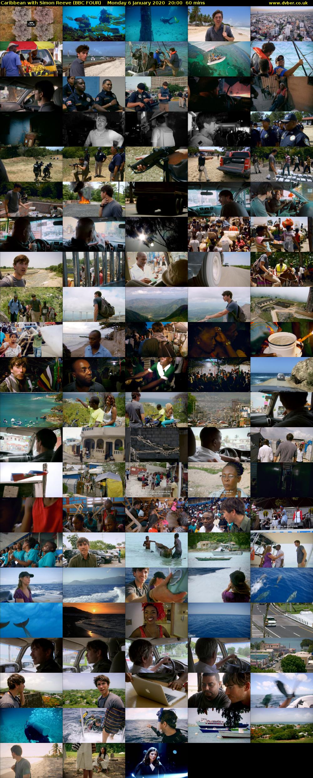 Caribbean with Simon Reeve (BBC FOUR) Monday 6 January 2020 20:00 - 21:00