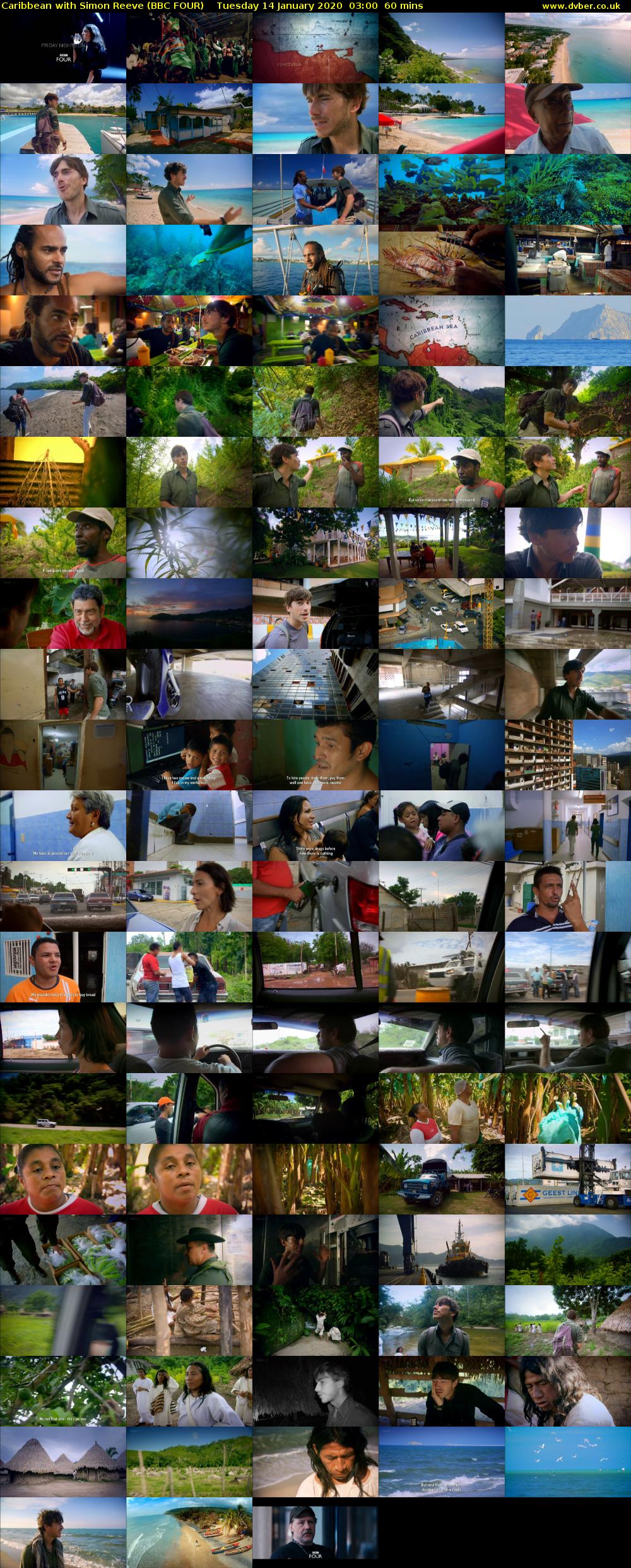 Caribbean with Simon Reeve (BBC FOUR) Tuesday 14 January 2020 03:00 - 04:00