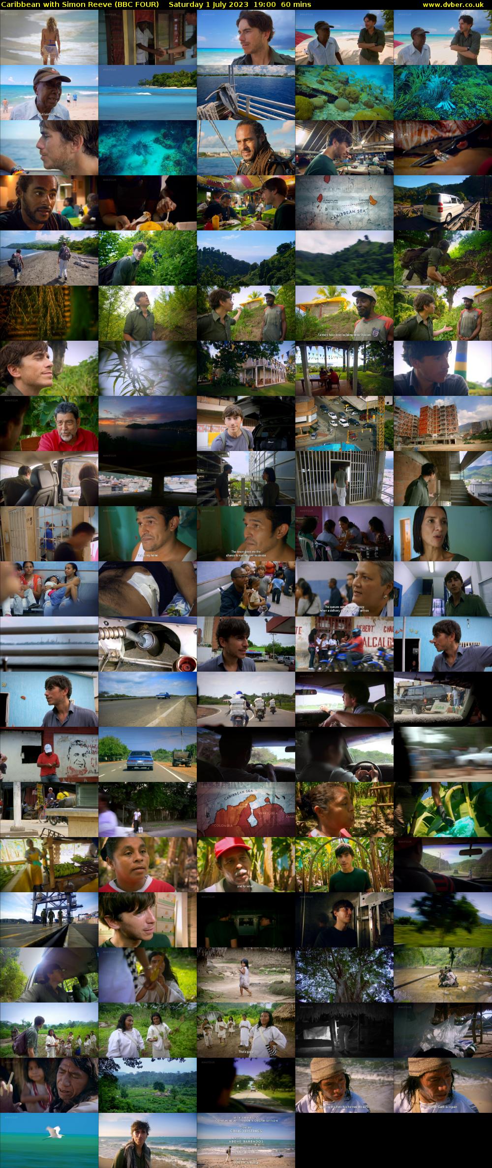 Caribbean with Simon Reeve (BBC FOUR) Saturday 1 July 2023 19:00 - 20:00