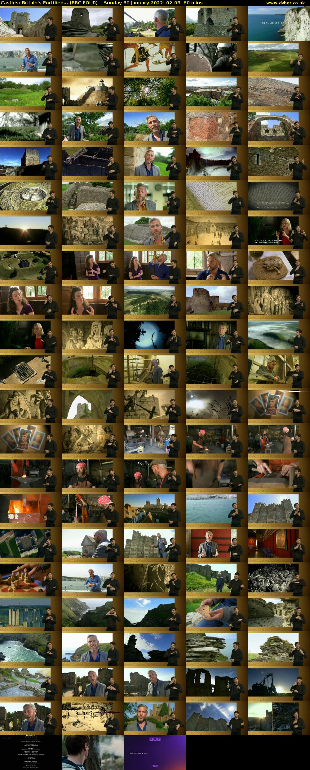 Castles: Britain's Fortified... (BBC FOUR) Sunday 30 January 2022 02:05 - 03:05