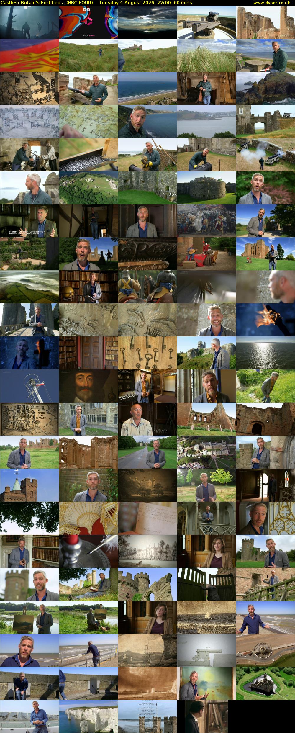 Castles: Britain's Fortified... (BBC FOUR) Tuesday 4 August 2026 22:00 - 23:00