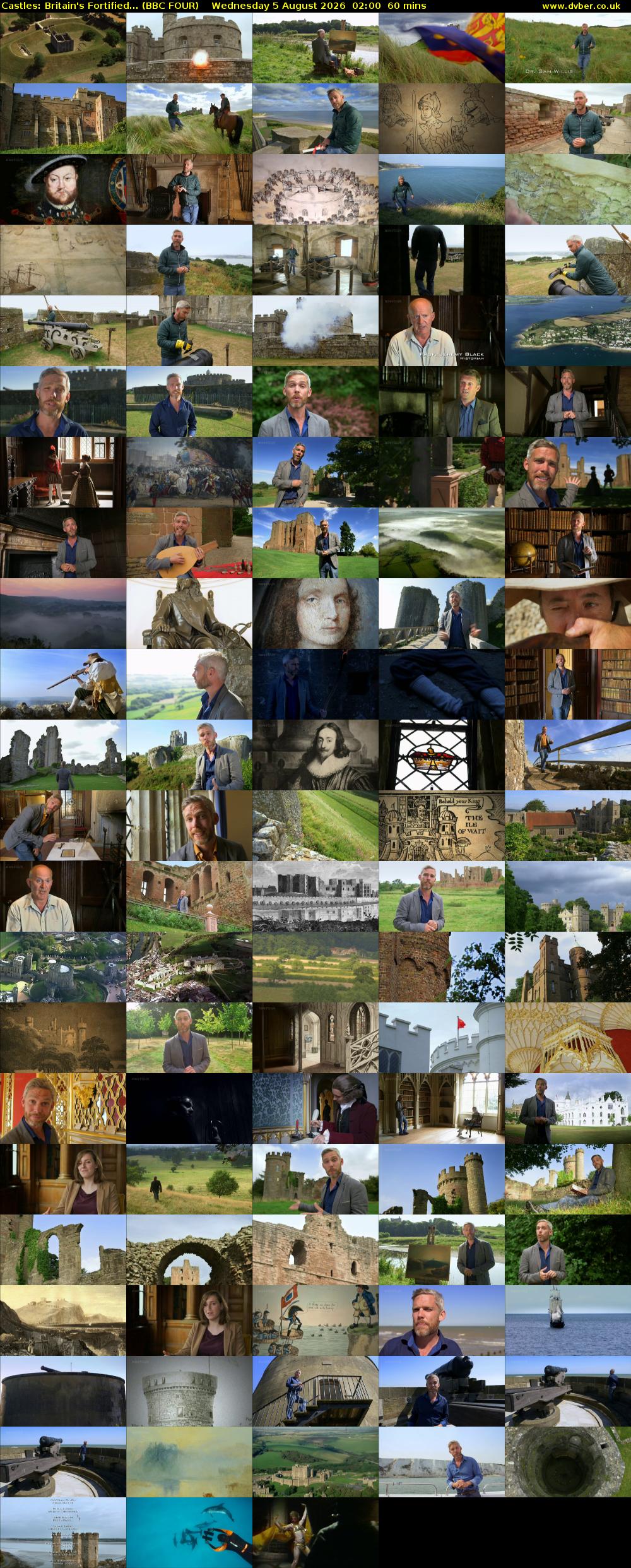 Castles: Britain's Fortified... (BBC FOUR) Wednesday 5 August 2026 02:00 - 03:00