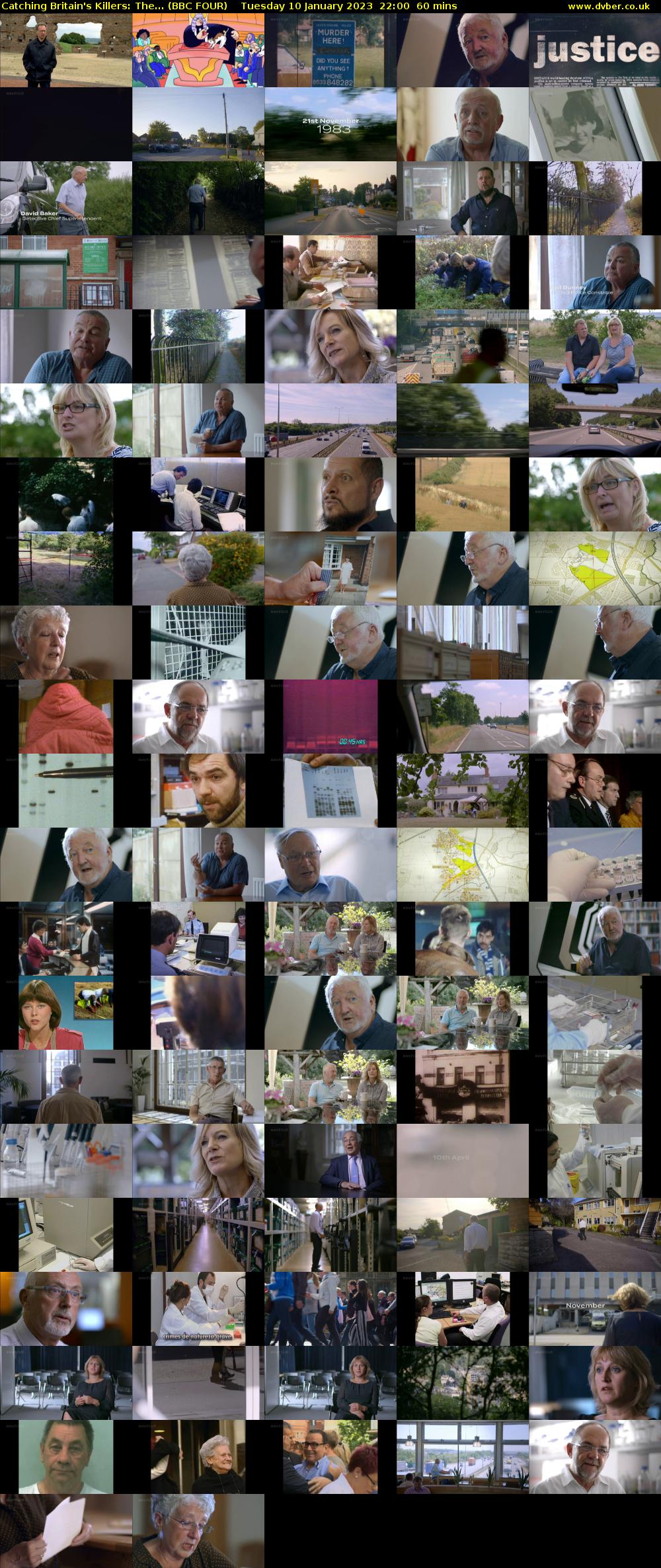 Catching Britain's Killers: The... (BBC FOUR) Tuesday 10 January 2023 22:00 - 23:00